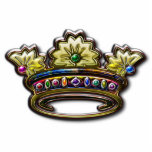 Royal jeweled crown Photo Sculpture