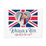 Royal Kiss - William &amp; Kate Wedding Postcard