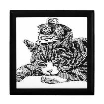 Royal Kitty Drawing Jewelry Box