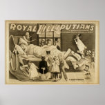 Royal Lilliputians, 'A Giants Dream' Retro Theater Print