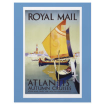 Royal Mail Atlantis Autumn Cruises Poster flyers