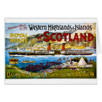 Royal Mail Steamers - Glasgow - Vintage Greeting Cards