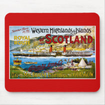 Royal Mail Steamers - Glasgow - Vintage Mousepads