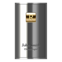 Royal Metallic Climatologist Business Card