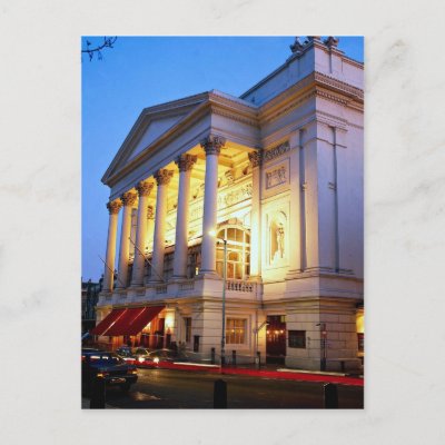 Covent Garden Opera on Royal Opera House  Covent Garden  London  England Post Card From