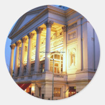 Royal Opera House, Covent Garden, London, England Round Sticker