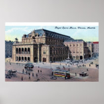 Royal Opera House, Vienna, Austria c1915 Vintage Posters