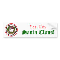 Royal Order of Santa Claus - Customized bumper stickers
