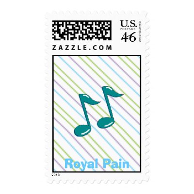 Royal Pain Music Note Stamp by RoyalPain