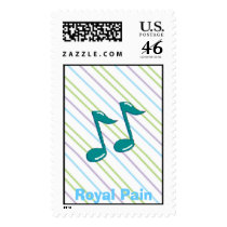 Royal Pain Music Note Stamp by RoyalPain Royal Pain Music Note Stamp