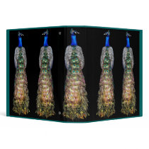 Royal Peacocks Avery Binder
