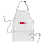 Royal Pennant Of Denmark, Greenland flag Apron