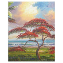 Royal Poinciana Tree Painting letterhead by MazzArtGallery Royal Poinciana Tree Painting letterhead