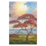 Royal Poinciana Tree Painting stationery