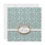 Royal Princess Crown Baby Shower Invitation