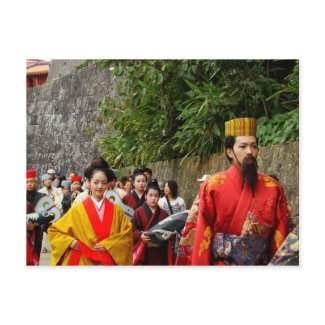 Royal Procession postcard