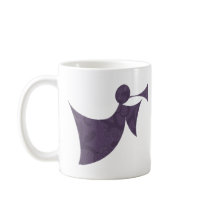 Royal Purple Angel - Coffee Cup