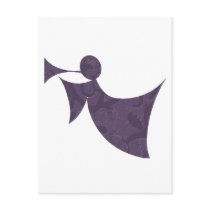 Royal Purple Angel - Postcard