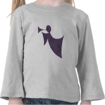 Royal Purple Angel - Toddler Long Sleeve T-shirt