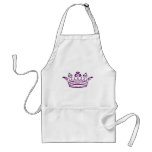 Royal Purple Crown aprons