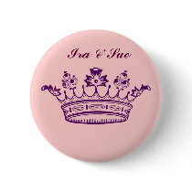 Royal Purple Crown Buttons