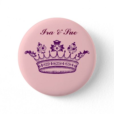Royal Purple Crown Buttons