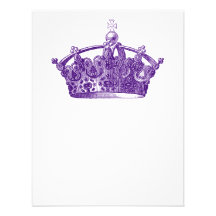 Royal Purple Crown Invites