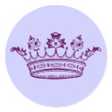 Royal Purple Crown stickers