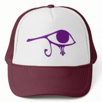 Royal Purple Eye of Horus hats by JaZilla Royal Purple Eye of Horus hats