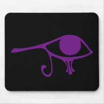 Royal Purple Eye of Horus mousepads by JaZilla Royal Purple Eye of Horus mousepads