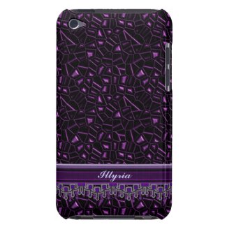 Royal Purple Glitter personalized iPhone Case