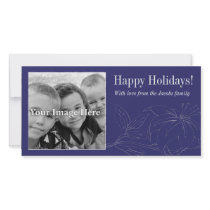 Royal Purple Happy Holidays Photo Card photo cards