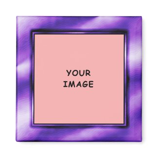 Royal Purple Photo Frame Magnet magnet