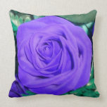 Royal Purple Rose Throw Pillow american mojo pillows