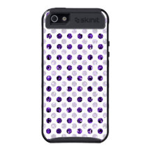 Royal Purple Sequin Effect Light Spots Phone Cases Case For iPhone 5