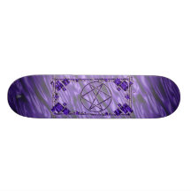 Royal Purple Unicursal Skate Board