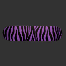 Royal Purple Zebra Skateboard skateboards
