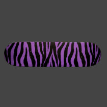Royal Purple Zebra Skateboard skateboards