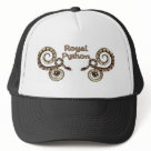 trucker_hat - Beautifully detailed design featuring a Royal Python. This snake has lovely markings.: Sizes  Available colors: white_black