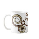 basic_mug - Beautifully detailed design featuring a Royal Python. This constrictor snake has lovely markings.: Sizes  Available colors: white