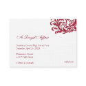 Royal red formal prom bid custom admission ticket profilecard