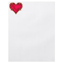 Royal Red Heart Personalized Flyer