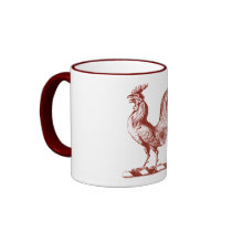 Royal Rooster Brown Mugs