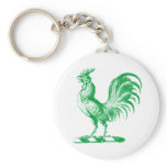 Royal Rooster Teal Key Chains