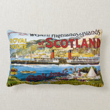 Royal Route of Scotland Summer Tours Pillows
