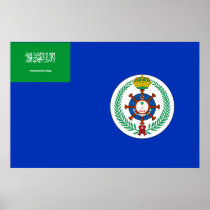 Royal Saudi Navy, Saudi Arabia flag Poster