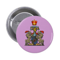Royal Shield, William and Kate, Optional Text buttons