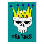 Royal Skull Card Template