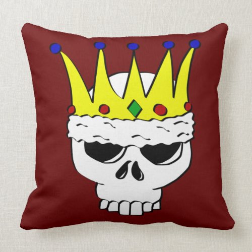 Royal Skull Pillow