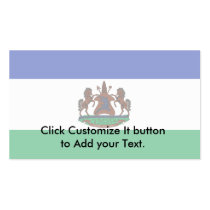 Royal Standard Of Lesotho, Lebanon flag Business Card